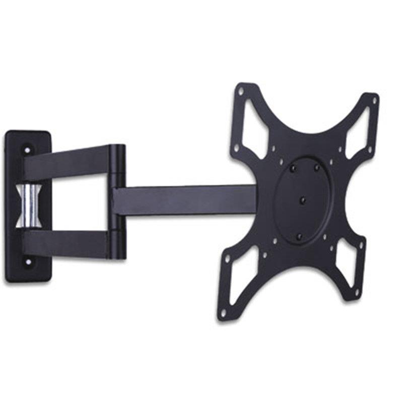 Nástenný držiak Techly s dvojitým ramenom 19-37 palcov, 25 kg, čierny
